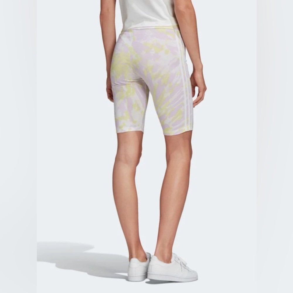 Adidas Tie Dye Pastel Bike Shorts - Picture 3 of 10